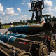 Although inert, these Mk. 84 2,000 lb. bombs are still quite large.